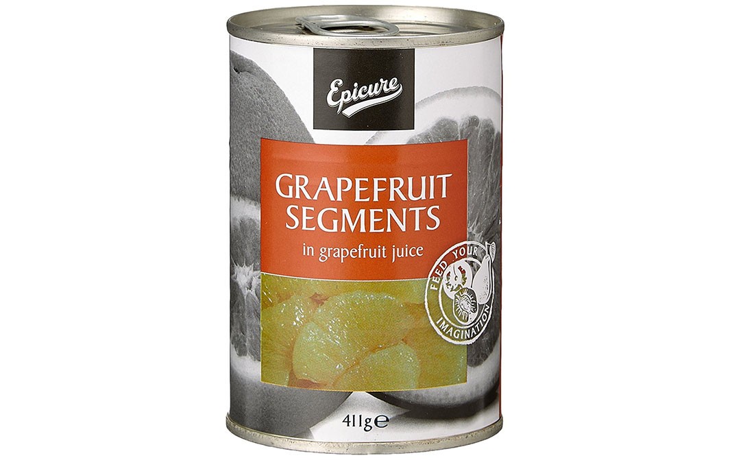 Epicure Grapefruit Segments In Grapefruit Juice   Tin  411 grams